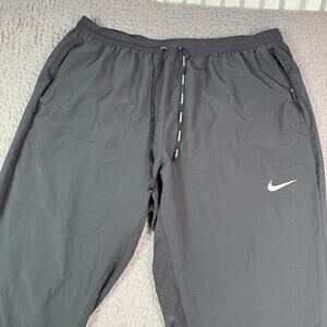 Nike Phenom Elite Dri-FIT Running Pants Men XL Black CU5512-010 Jogger Ankle Zip